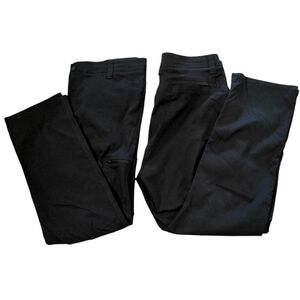 Wrangler Cargo Utility Pants Men's 38x29 Black Hiking Workwear Lightweight Lot 2